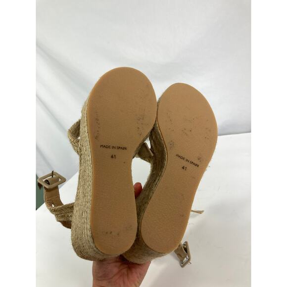 Jeffrey Campbell Sofia Woven Platform Wedge Sandals 41 / 10 - Picture 6 of 7